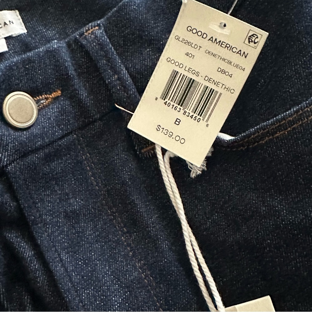 Good American Good Legs Dark Denim Jeans. Size 6, 8, 10, 12 (stretch)